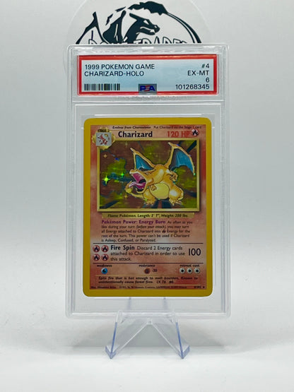 Charizard #4 - Base Set (Unlimited) - PSA 6