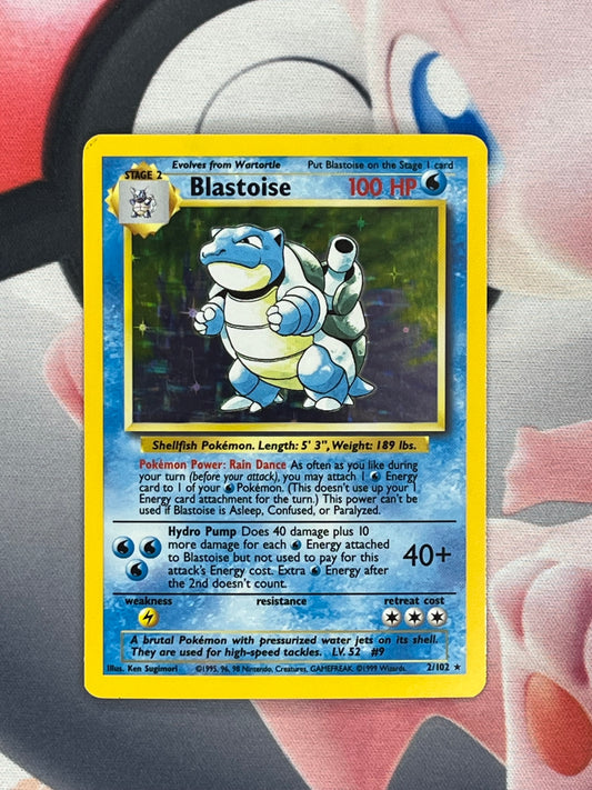 Blastoise #2 - Base Set (Unlimited) - LP