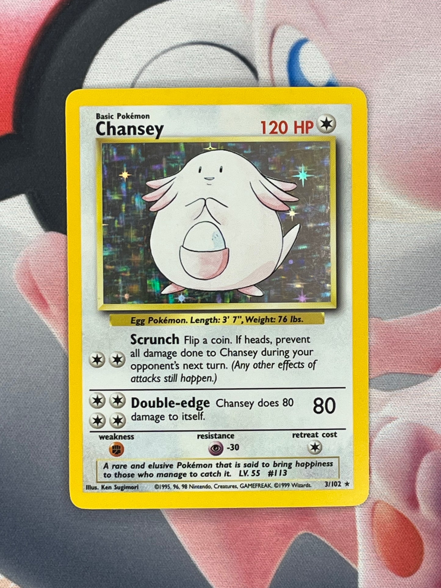 Chansey #3 - Base Set (Unlimited) - LP