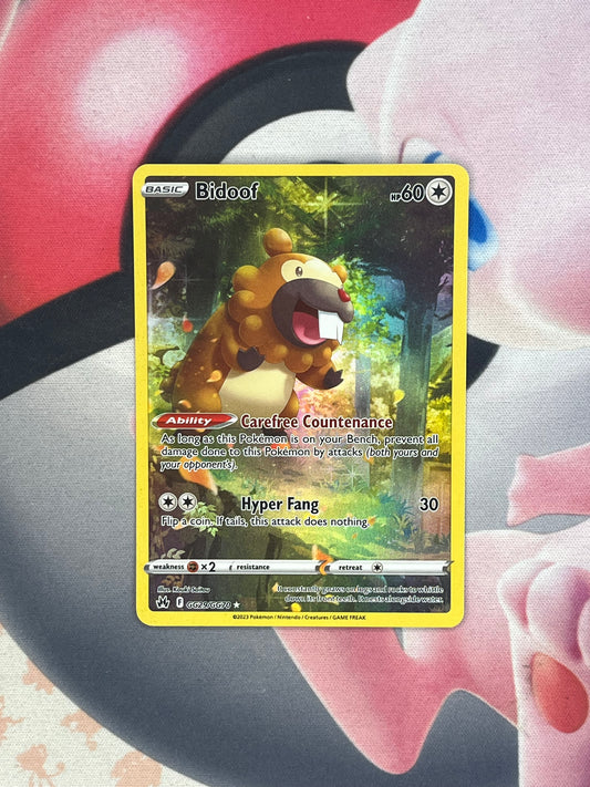 Bibarel #GG25 - Crown Zenith - NM