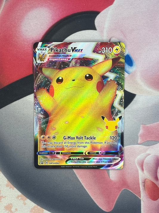 Pikachu VMAX #SWSH062 - Pokemon Celebrations - NM