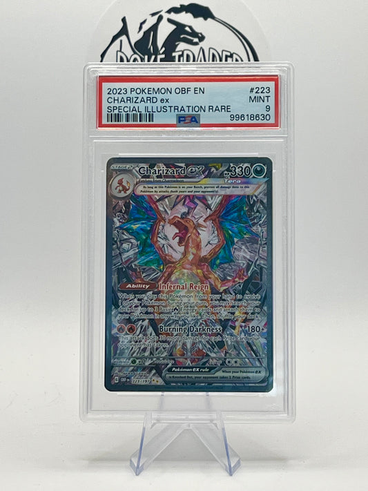 Charizard ex #223 - Obsidian Flames - PSA 9