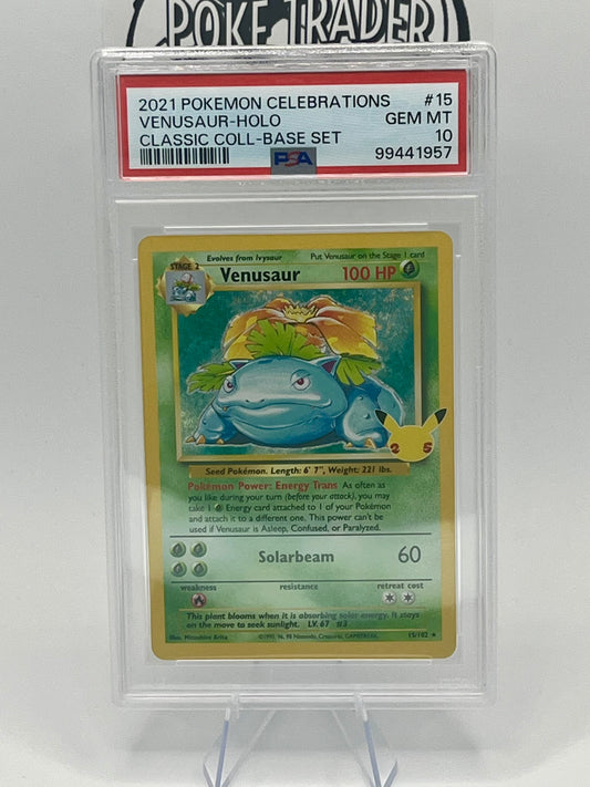 Venusaur #15 - Celebrations - PSA 10