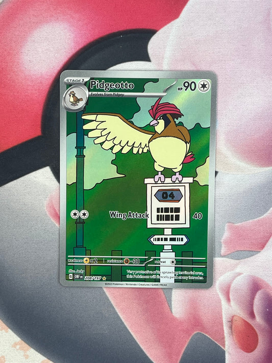 Pidgeotto #208 - Obsidian Flames - NM