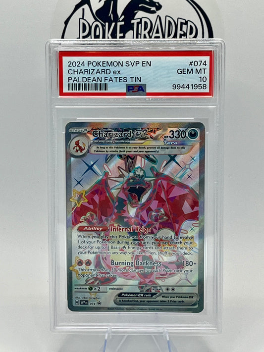 Charizard ex #74 - Paldean Fates (Promo) - PSA 10