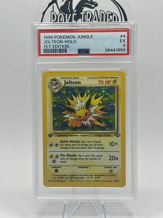 Jolteon #4 - Jungle (1st Edition) - PSA 5