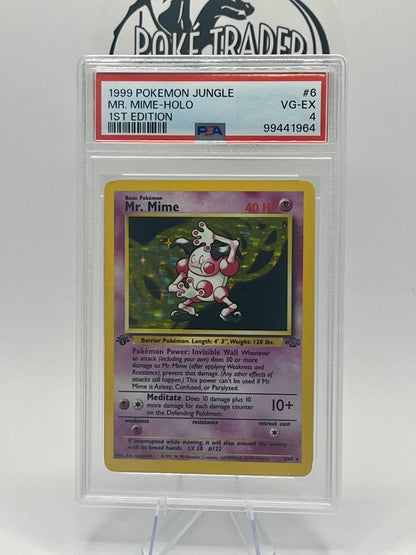 Mr. Mime #6 - Jungle (1st Edition) - PSA 4