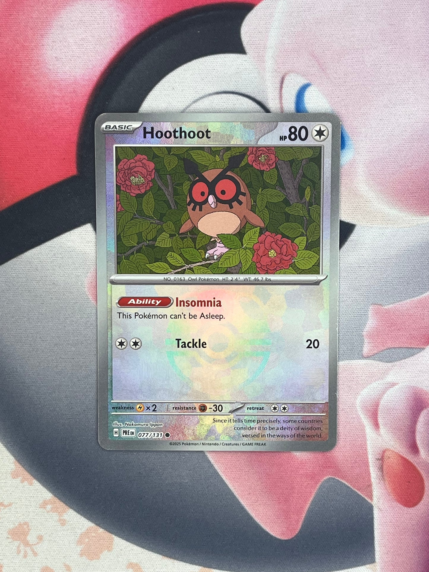 Hoothoot (Master Ball) #77 - Prismatic Evolutions - NM