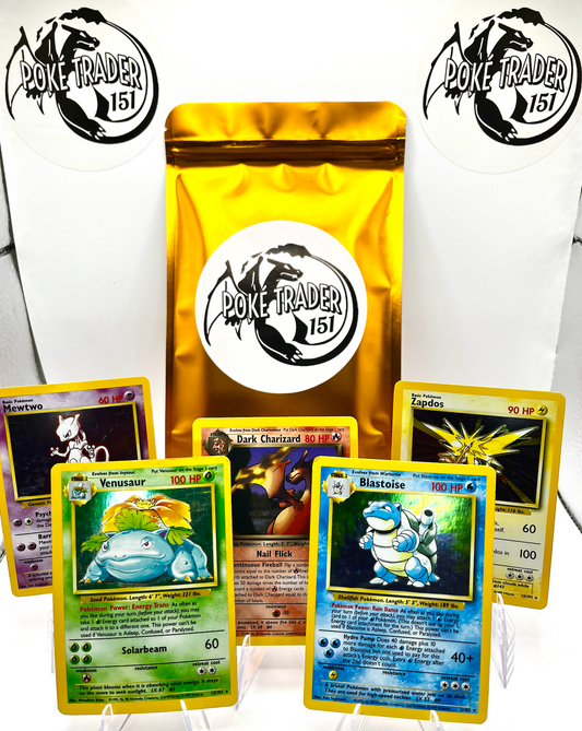 Poké Trader 151 Vintage Booster Pack (Gold)